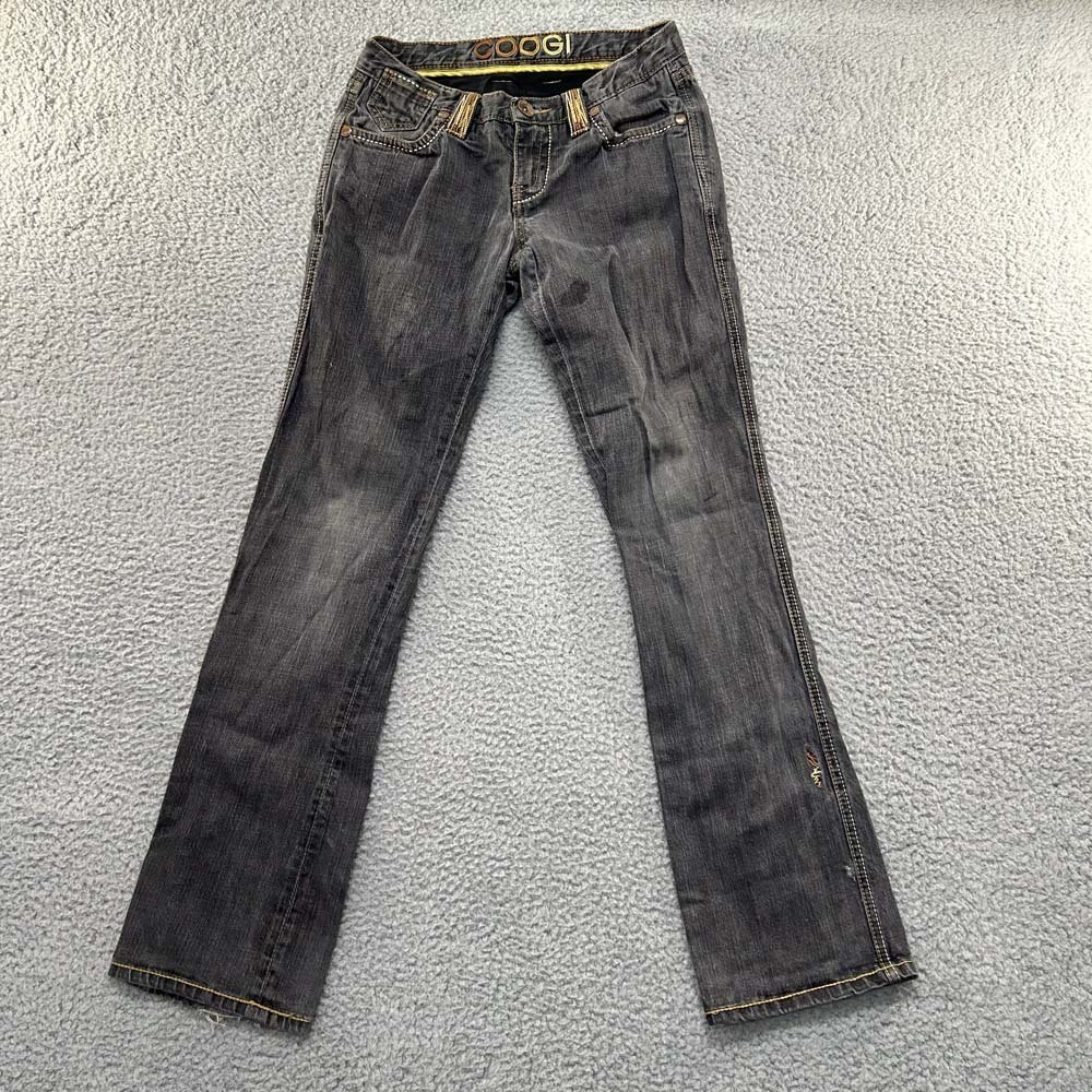 VTG Coogi Jeans Womens 8 (26X30) 90s Embroidered Spellout Colorful